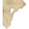 Ekena Millwork Merced Arts & Crafts Rough Sawn Bracket, Douglas Fir, 6"W x 18"D x 22"H BKT06X18X22MRC03RDF - alternate 4